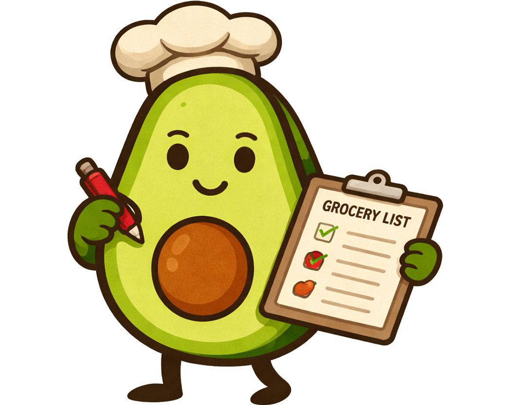 Grocery list from recipes